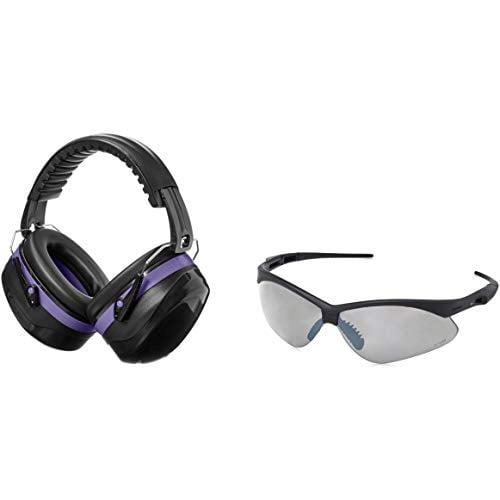 Basics Noise Reduction Safety Earmuffs Black and Blue Basics Noise Reduction Safety Earmuffs Black and Blue